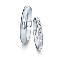 Eheringe Delight/Heaven mit Diamant-Pavé 0,46ct