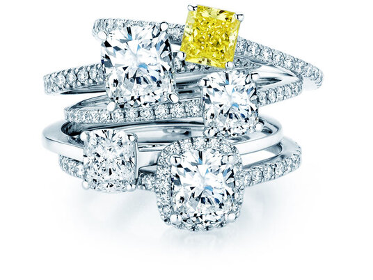 Fancy-Cut-Ringe: besonders geschliffen