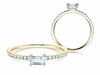 Verlobungsring Emerald-Cut