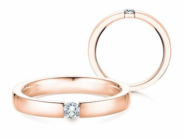 Verlobungsring Infinity in Roségold