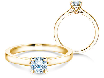 Verlobungsring Romance in Gelbgold