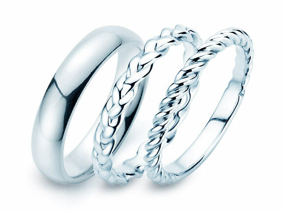 Ringe ohne Edelstein für Männer und Frauen