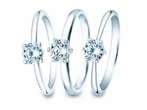 Solitärringe mit Diamant kaufen