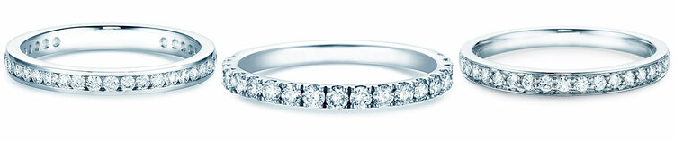 Eternityringe mit Diamanten zur Verlobung kaufen