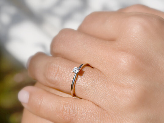 Verlobungsring Classic 4 in Platin
