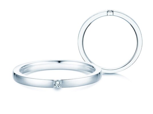 Verlobungsring Infinity Labordiamant