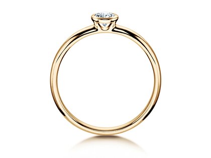 Verlobungsring Eternal in 9K Gelbgold mit Diamant 0,25ct H/SI