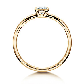 Verlobungsring Eternal in 9K Gelbgold mit Diamant 0,25ct H/SI