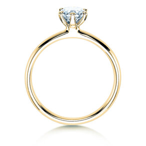 Verlobungsring Classic 6 in 9K Gelbgold mit Diamant 0,60ct H/SI
