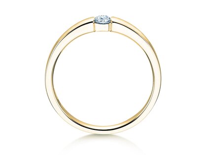 Verlobungsring Infinity Petite in Gelbgold