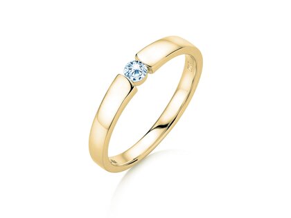 Verlobungsring Infinity Petite in Gelbgold
