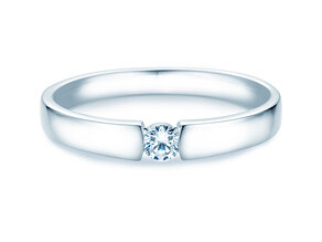 Verlobungsring Infinity Petite in Weißgold