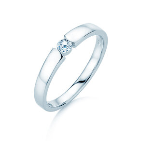 Verlobungsring Infinity Petite in Weißgold