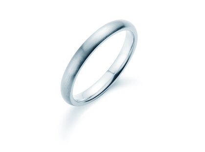 Herrenring Classic 2,5mm in Silber 925/- matt