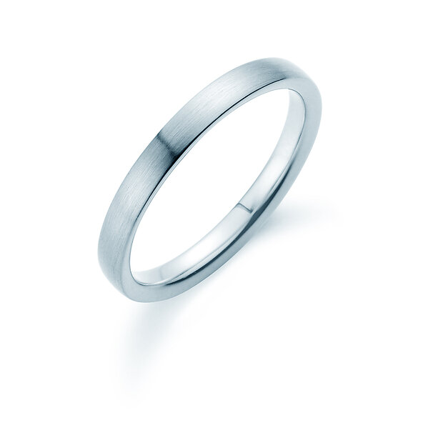 Herrenring Infinity 3mm in Silber 925/- matt