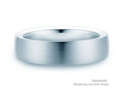 Herrenring Infinity 3mm in Silber 925/- matt