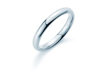 Herrenring Classic 2,5mm in Platin 950/- poliert