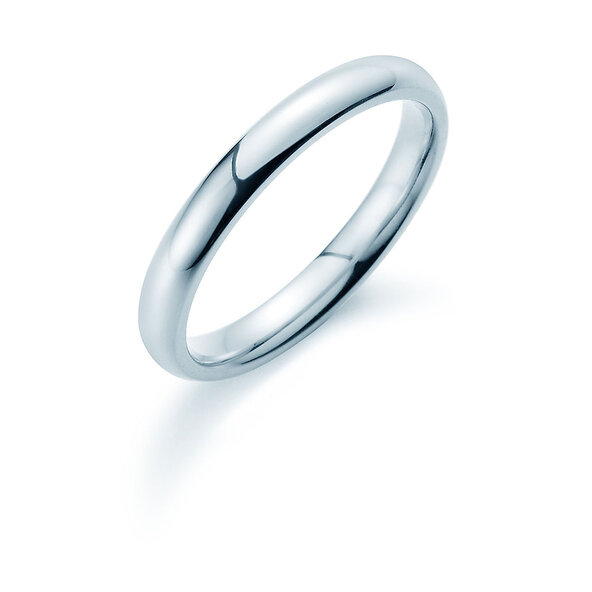 Herrenring Classic 3mm in Silber 925/- poliert