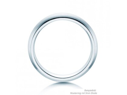 Herrenring Classic 4mm in Silber 925/- matt