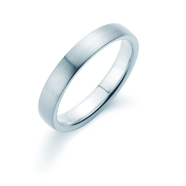 Herrenring Infinity in Platin 950/- matt