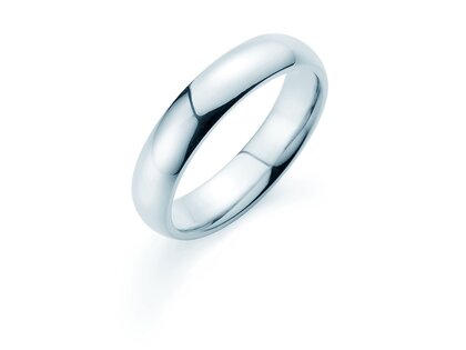 Herrenring Classic 5mm in Silber 925/- poliert