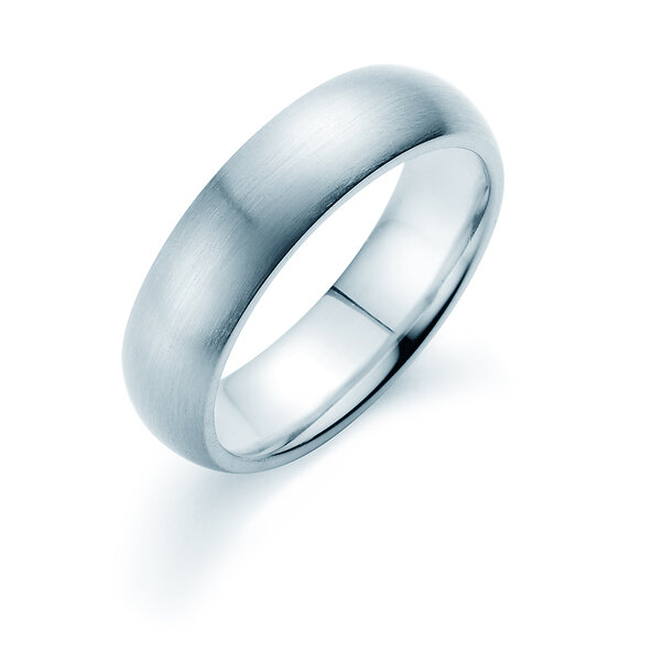 Herrenring Classic 6mm in Silber 925/- matt