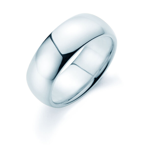 Herrenring Classic 7,5mm in Silber 925/- poliert