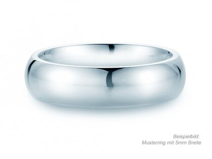Herrenring Classic 7,5mm in Silber 925/- poliert