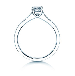 Verlobungsring Claire in 18K Weißgold mit Diamanten 0,70ct G/SI