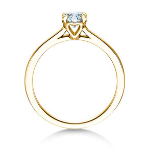 Verlobungsring Romance in 9K Gelbgold mit Labordiamant 0,50ct E/VS