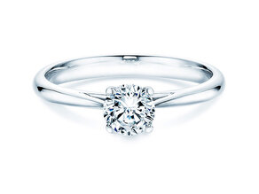 Verlobungsring Delight in 14K Weißgold mit Diamant 0,50ct H/SI