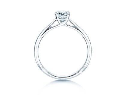 Verlobungsring Delight in 14K Weißgold mit Diamant 0,50ct H/SI
