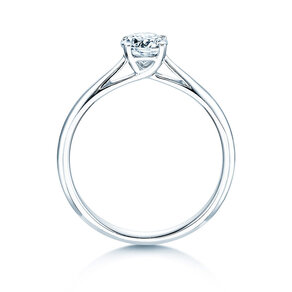 Verlobungsring Delight in 14K Weißgold mit Diamant 0,50ct H/SI