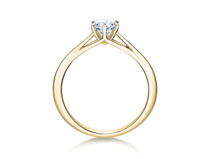 Verlobungsring Heaven 6 in 9K Gelbgold mit Labordiamant 0,50ct E/VS