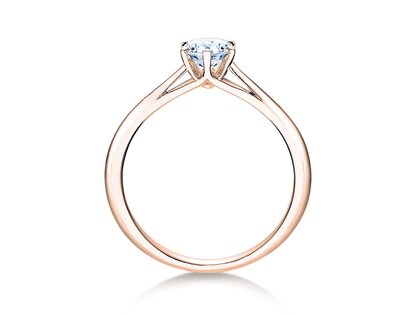 Verlobungsring Heaven 6 in 14K Roségold mit Labordiamant 0,50ct E/VS
