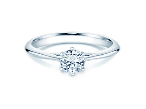 Verlobungsring Heaven 6 in 18K Weißgold mit Labordiamant 0,50ct D/IF