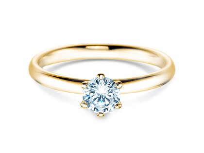 Verlobungsring Classic 6 in Gelbgold