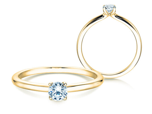 Verlobungsring Classic 4 in Gelbgold