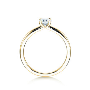Verlobungsring Classic 4 in 14K Gelbgold mit Diamant 0,40ct G/SI