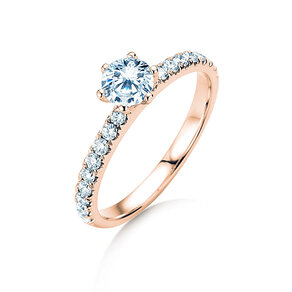 Verlobungsring Classic Pavé in Roségold