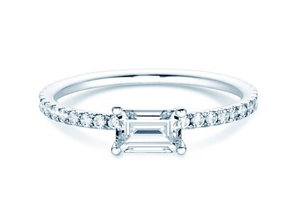 Verlobungsring Emerald-Cut