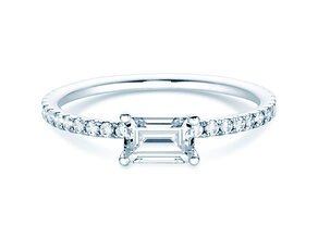 Verlobungsring Emerald-Cut