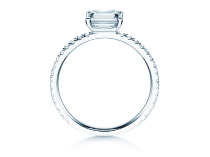 Verlobungsring Emerald-Cut