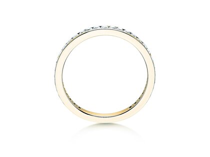 Verlobungsring Endless Love in 9K Gelbgold mit Diamanten 0,50ct G/SI