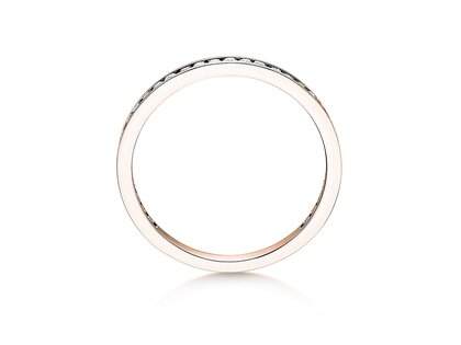 Verlobungsring Endless Love in 9K Roségold mit Diamanten 0,33ct G/SI