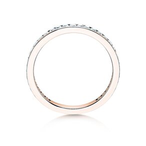 Verlobungsring Endless Love in 14K Roségold mit Diamanten 0,50ct G/SI