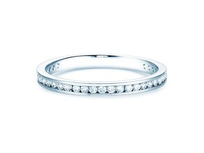 Verlobungsring Endless Love in 9K Weißgold mit Diamanten 0,33ct G/SI