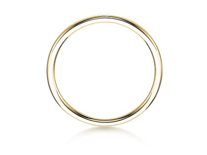 Verlobungsring Promise Petite in 9K Gelbgold mit Diamant 0,005ct G/SI