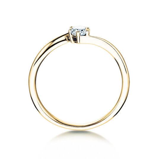 Verlobungsring Devotion in 18K Gelbgold