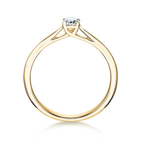 Verlobungsring Delight in 18K Gelbgold mit Diamant 0,10ct H/SI